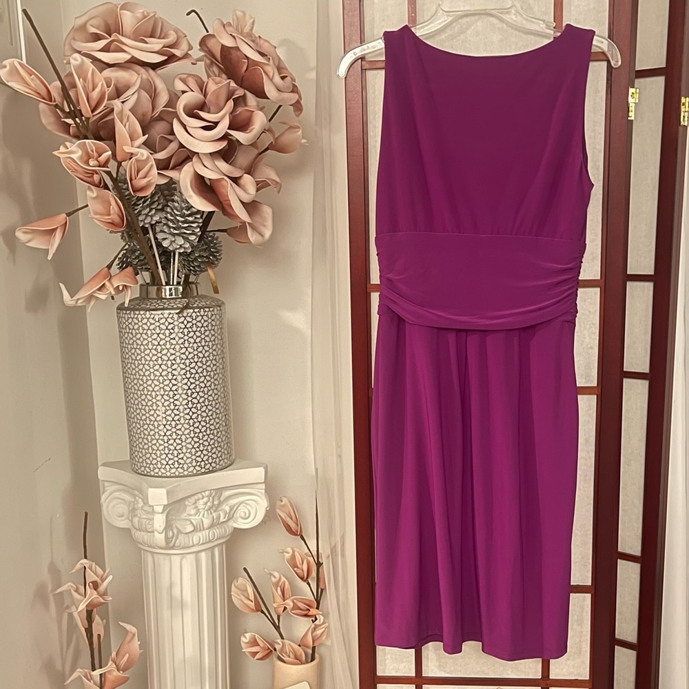 Magenta midi dress by CHAPS